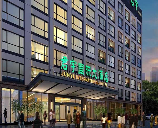 君宇酒店門頭雨棚