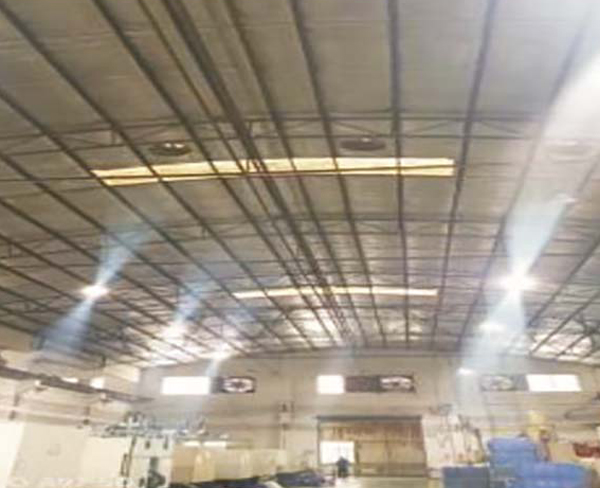 弧形光伏廠房加固施工展示